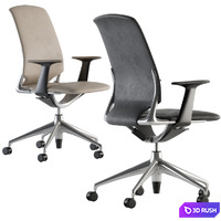 Office Chair Formal Style 3D Model Vray, Corona
