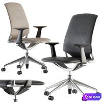 Office Chair Formal Style 3D Model Vray, Corona