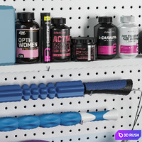 Home Sports Kit for Yoga and Fitness 3D Model Corona