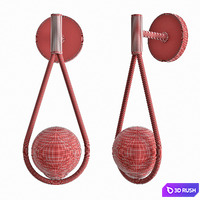 Wall lamp CORDA Wall Lamp 3D Model Vray