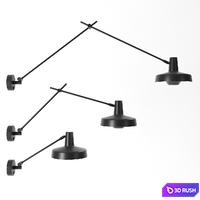 Arigato wall lamps by Grupa 3D Model Corona