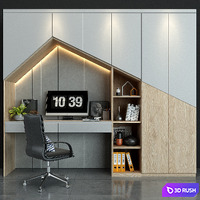 Workplace_032 3D Model Vray