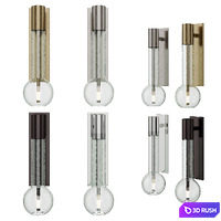 Nye Small Bracketed Sconce 3D Model Vray, Corona
