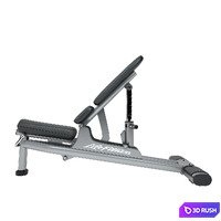 Life Fitness Signature Series Multi Adjustable Bench 3D Model Vray