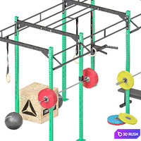 Functional frame for crossfit 3D Model Corona