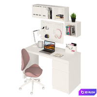 Ikea Malm amd HATTEFJÄLL 3D Model Vray, Corona