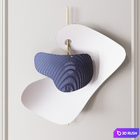 Wall hung Light L3 ETS 3D Model Corona