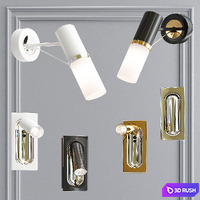 F-Promo Viator and Ledtube Wall Collection 3D Model Vray