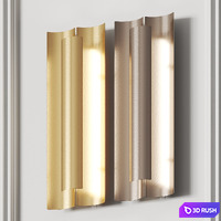 Brabbu Aurum Wall Lamp 3D Model Vray, Corona