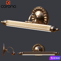 Wall lamp (picture lighting) 3D Model Corona