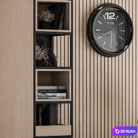 Office Furniture - Manager Set 11 3D Model Vray, Corona