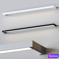 Thin-Line LED Wall Light by Robert Sonneman 3D Model Vray, Corona