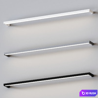 Thin-Line LED Wall Light by Robert Sonneman 3D Model Vray, Corona
