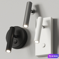 Alma Light Miniflat Wall Lamps 3D Model Vray, Corona