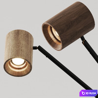 Asaf Weinbroom Side Bed Spot 3D Model Vray, Corona