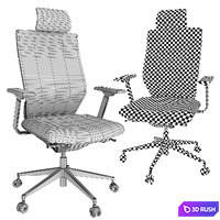 Office chair 02 3D Model Vray