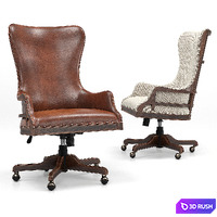 Roslyn County deconstructed Chair 3D Model Vray