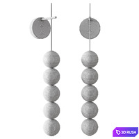 Terzani Abacus Wall 3D Model Vray, Corona