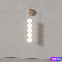 Terzani Abacus Wall 3D Model Vray, Corona