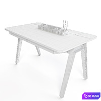 Orson Desk 3D Model Corona