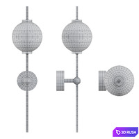 Lampatron BRUSE 3D Model Vray, Corona