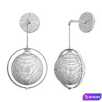 Pioneer brass ball 3D Model Vray