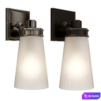 Pottery Barn - Pearson Single Sconce 3D Model Vray, Corona