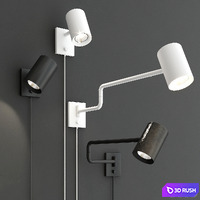 IKEA nimone wall lamp collection 3D Model Vray