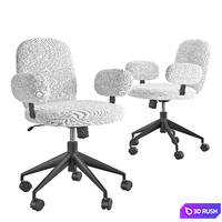 Faro Gray Office Chair 3D Model Vray, Corona