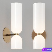 Wall lamp Lightmaker Studio Edie Sconce White 3D Model Corona