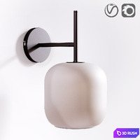 Wall lamp Misuto 3D Model Vray, Corona