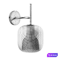 Wall lamp Misuto 3D Model Vray, Corona