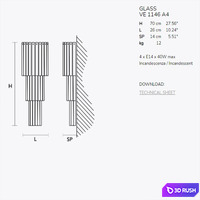 Masiero glass VE 1146 A4 3D Model Corona