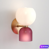Wall Sconce set 3D Model Vray
