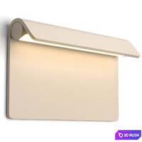 Wall lamp (sconce) PIEGA 140 3D Model Vray, Corona