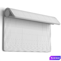 Wall lamp (sconce) PIEGA 140 3D Model Vray, Corona