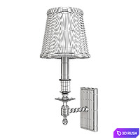 Ludlow sconce 3D Model Vray