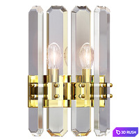 Modern crystal wall lamp bedroom
