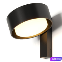 Marset Plaff-on Wall Lamp 3D Model Vray, Corona