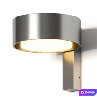 Marset Plaff-on Wall Lamp 3D Model Vray, Corona