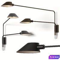 Aromas del Campo Duo Wall Lamp 3D Model Vray, Corona