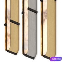 Hudson Valley Tribeca Wall Lamps 3D Model Vray, Corona
