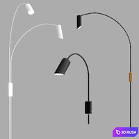 WALLSTER By Dark 3D Model Vray