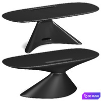 Zero desk by Karim Rashid 3D Model Vray, Corona