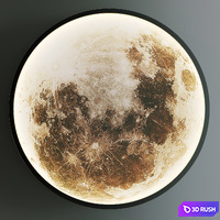 Lampatron COSMOS MOON &amp; COSMOS EARTH 3D Model Vray, Corona