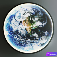 Lampatron COSMOS MOON &amp; COSMOS EARTH 3D Model Vray, Corona