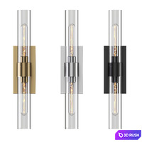 RH interiors RAVELLE LINEAR SCONCE 3D Model Vray, Corona