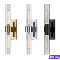 RH interiors RAVELLE LINEAR SCONCE 3D Model Vray, Corona