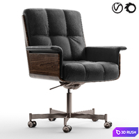 Minotti daiki studio 3D Model Vray, Corona