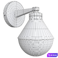 Blair wall sconce 3D Model Vray